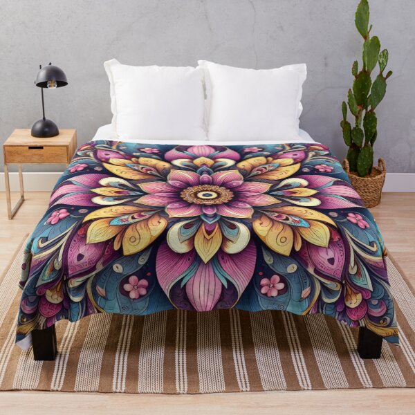 Item preview, Flowery Kaleidoscope designed and sold by desAIgns by Rosa.