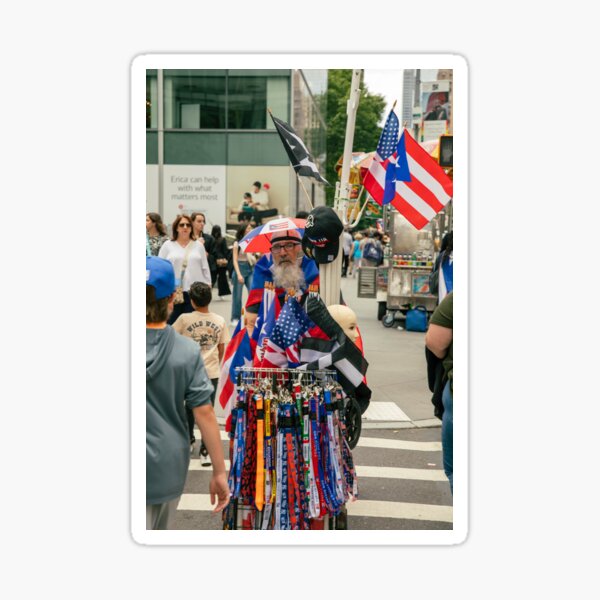 Vista previa del artículo con la obra «Desfile del Día de Puerto Rico en Nueva York», diseñado y vendido por LMthedream.