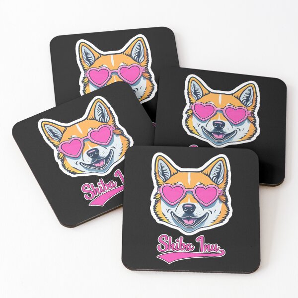 Item preview, Shiba Inu in Heart Shaped Sunglasses designed and sold by KellysComColors.