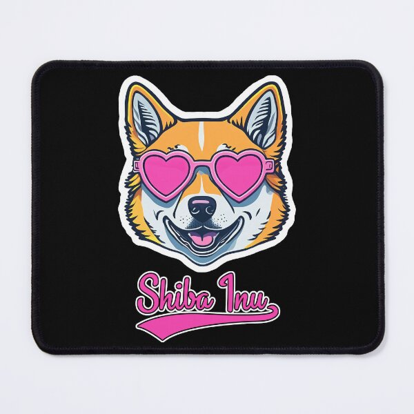 Item preview, Shiba Inu in Heart Shaped Sunglasses designed and sold by KellysComColors.