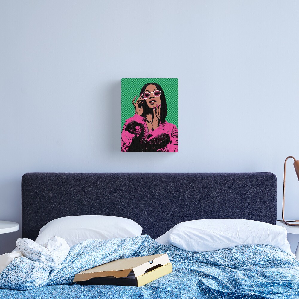 Cardi B pop art Canvas Print