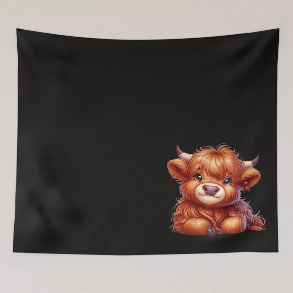 Item preview, Scottish Hairy Highland Cow ' HeNRY B 2 ' designed and sold by ELK20.