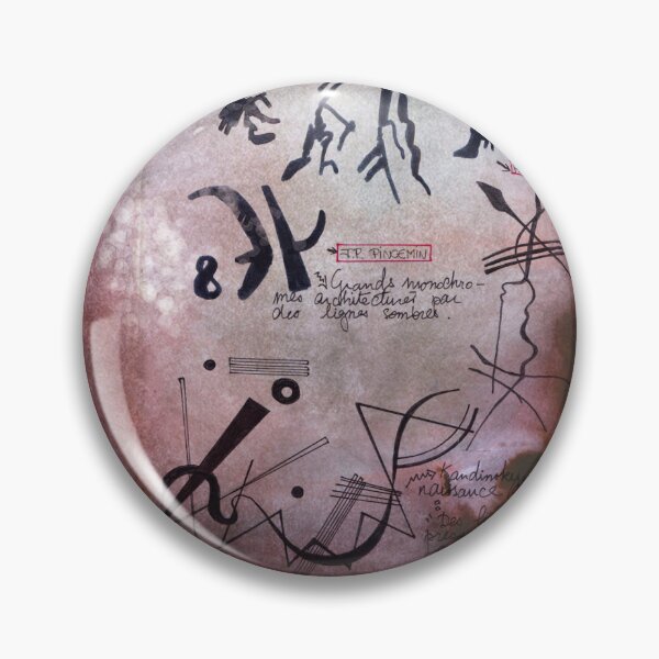 Item preview, Sketches and annotations artists lyrical abstraction  designed and sold by Carré Comme Orange.