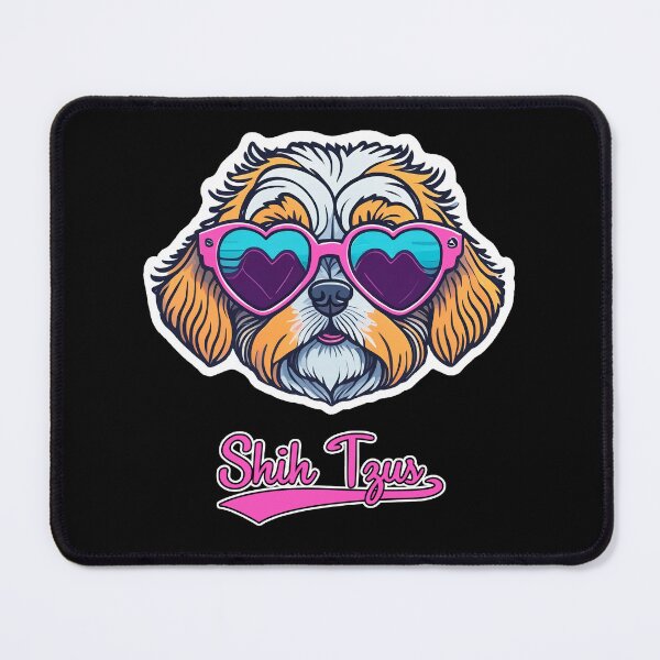 Item preview, Shih Tzus in Heart Shaped Sunglasses designed and sold by KellysComColors.