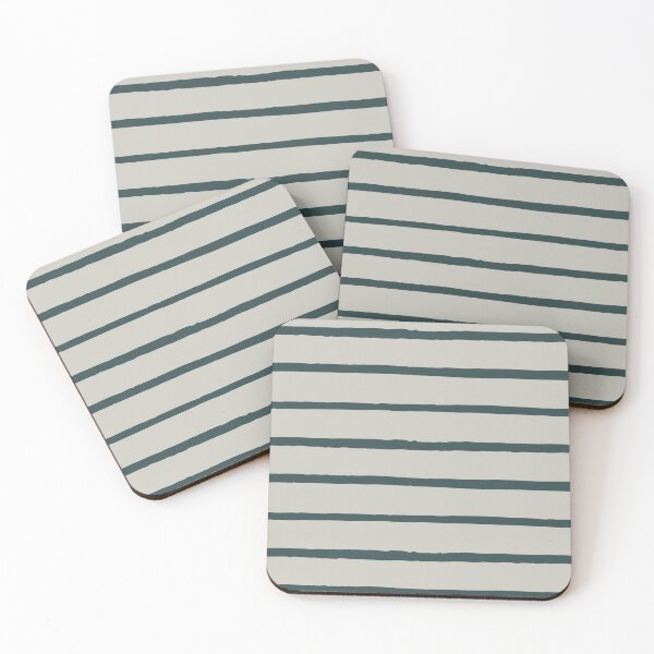 Item preview, green horizontal stripes on gray background designed and sold by cezidesign.