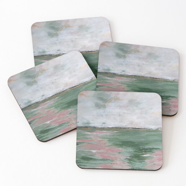 Item preview, Green and Pink Waves designed and sold by DiensDesign.