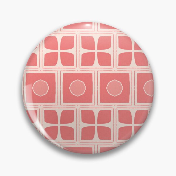 Item preview, Pink Crossbrick Stencil designed and sold by EnchantedDecor.