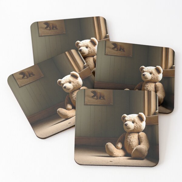 Item preview, Echoes of Childhood: A Teddy Bear's Solitude in a Forgotten Room designed and sold by Wannaprasert.