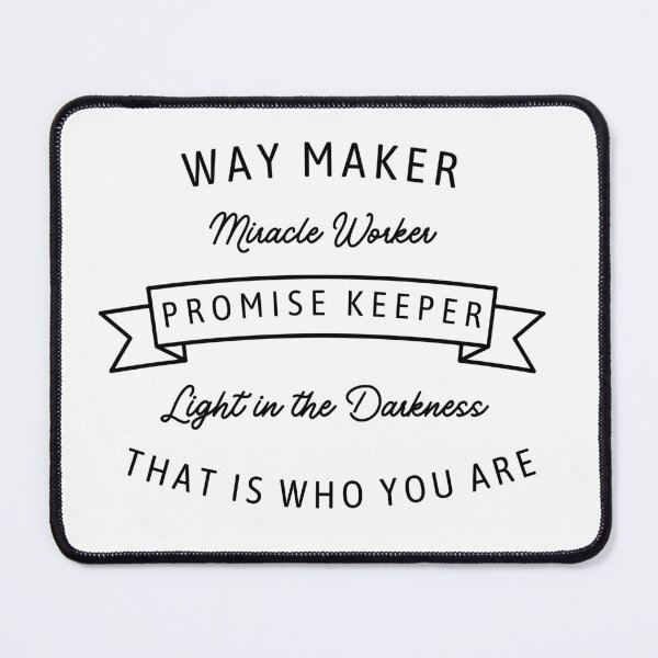 Item preview, Waymaker God,Christian Bible Verse ,Christian Gospel Quotes, Inspirational Christian Woman Design designed and sold by mattlee20.
