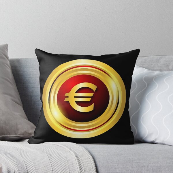 Item preview, luxury gold coin euro currency symbol designed and sold by ZieProject.