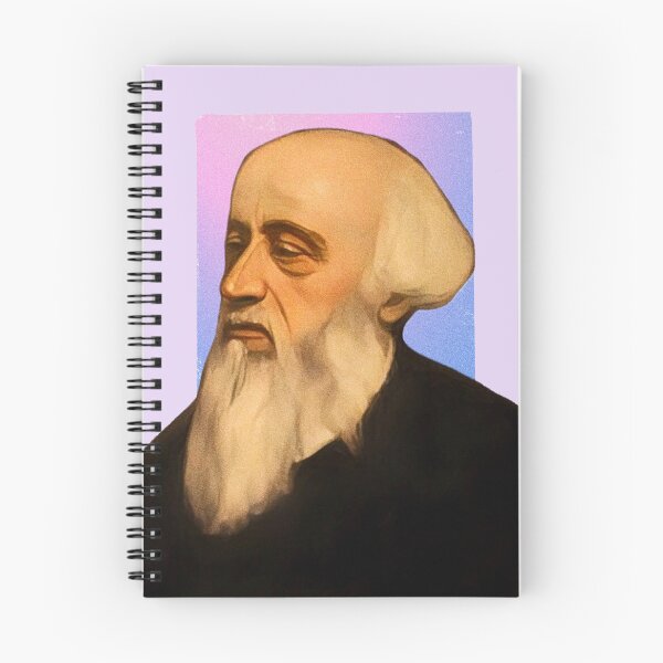 Item preview, English Writer William Barnes - purple pink - illustration  designed and sold by Litstoy.