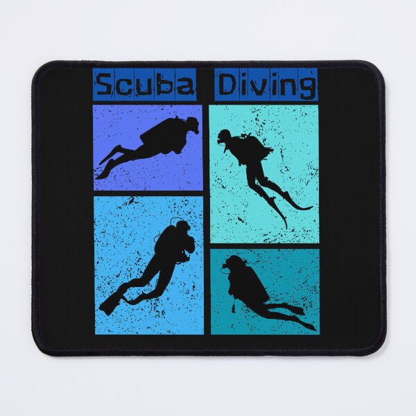 Item preview, Distressed Color Block Scuba Diver Design designed and sold by AlienOccupation.