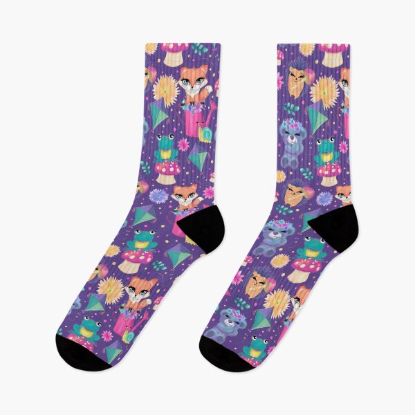 Item preview, A Fantastical Frolic of Frogs, Foxes, and Florals designed and sold by PawPrintStyles.