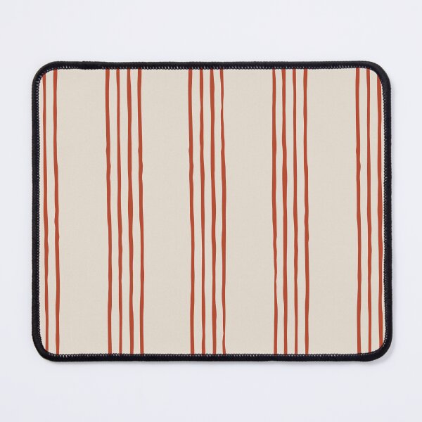 Item preview, Red multi stripes on cream background designed and sold by cezidesign.