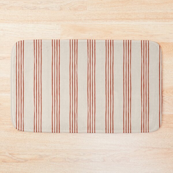 Item preview, Red multi stripes on cream background designed and sold by cezidesign.