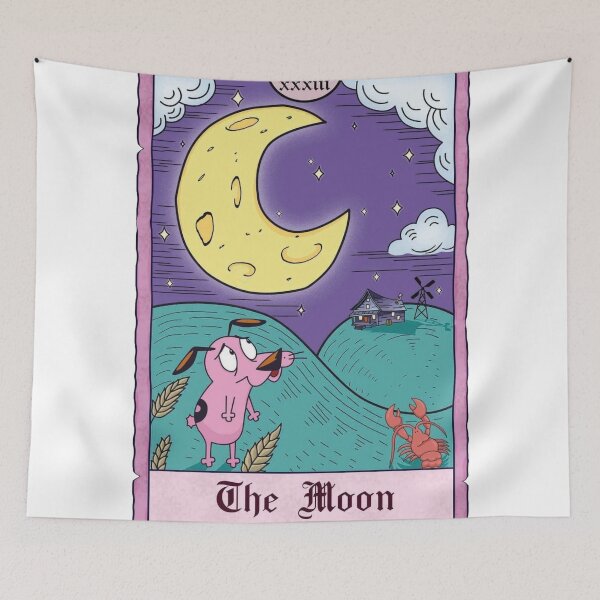 Item preview, Courage moon tarot card  designed and sold by Madison Creates.