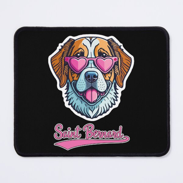 Item preview, Saint Bernard in Heart Shaped Sunglasses designed and sold by KellysComColors.