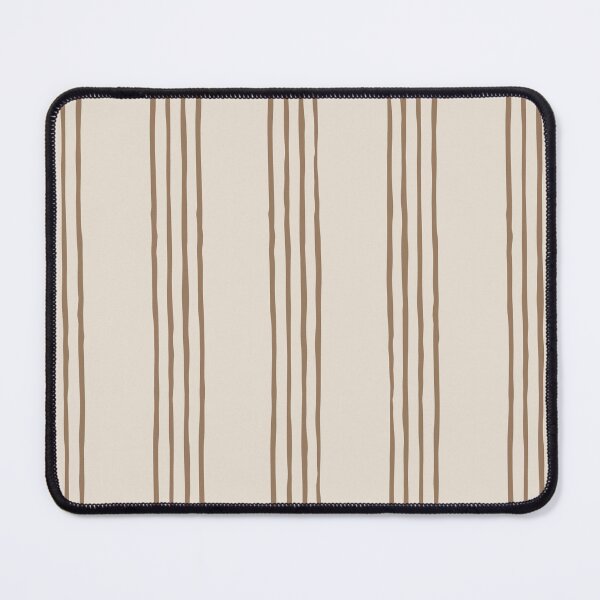 Item preview, Brown multi stripes on cream background designed and sold by cezidesign.