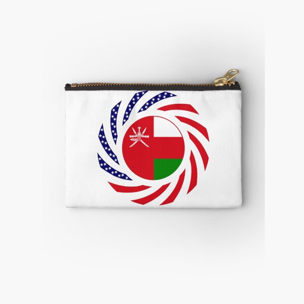 Item preview, Omani American Multinational Patriot Flag Series designed and sold by Carbon-Fibre Media.