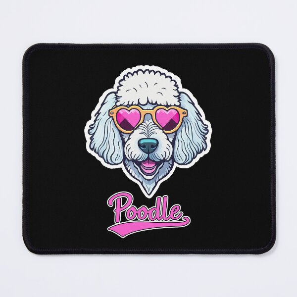Item preview, Poodle in Heart Shaped Sunglasses designed and sold by KellysComColors.