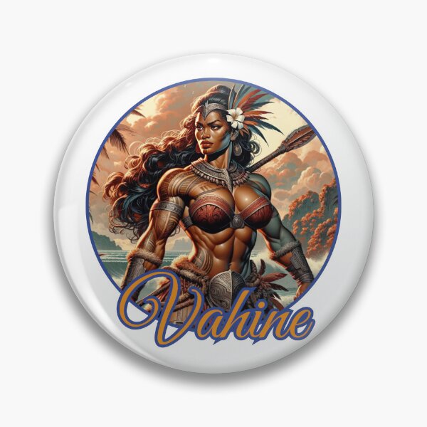 Item preview, Vahine-‘ai’a: The Legendary Female Warrior of Tahitian Folklore designed and sold by PING 999 STUDIO.