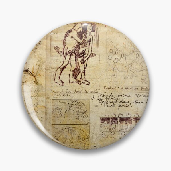 Item preview, Sketches and annotations of classical art characters  designed and sold by Carré Comme Orange.