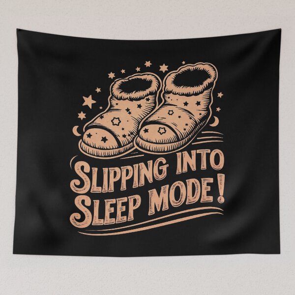 Item preview, Cozy Starry Slumber Slippers designed and sold by SplashTastic.
