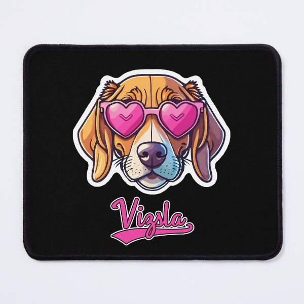 Item preview, Vizsla in Heart Shaped Sunglasses designed and sold by KellysComColors.
