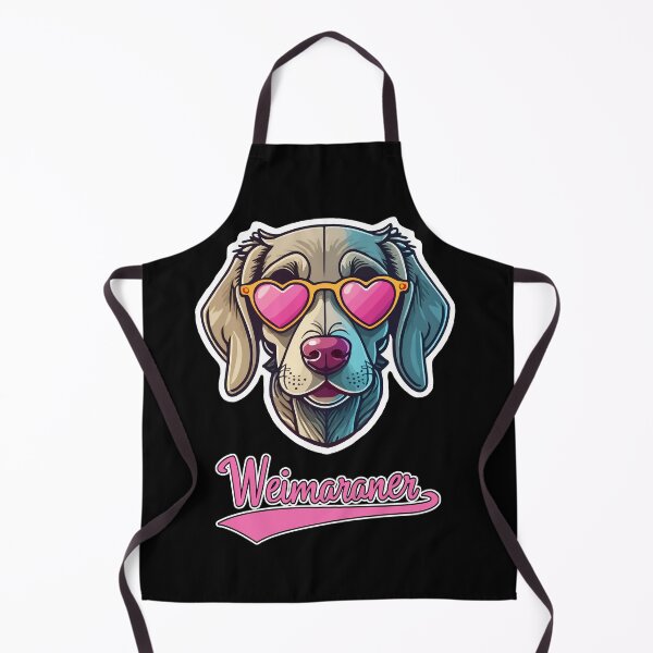 Item preview, Weimaraner in Heart Shaped Sunglasses designed and sold by KellysComColors.