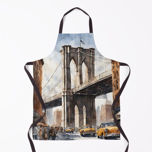 Item preview, Brooklyn Bridge: Iconic Watercolor Artistry on Display designed and sold by LSVart.