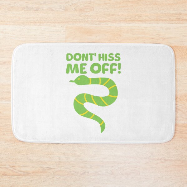 Item preview, Don't Hiss Me Off! Cute Kawaii Snake Pun designed and sold by PMCreative.