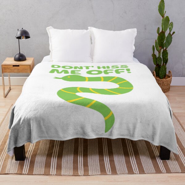 Item preview, Don't Hiss Me Off! Cute Kawaii Snake Pun designed and sold by PMCreative.
