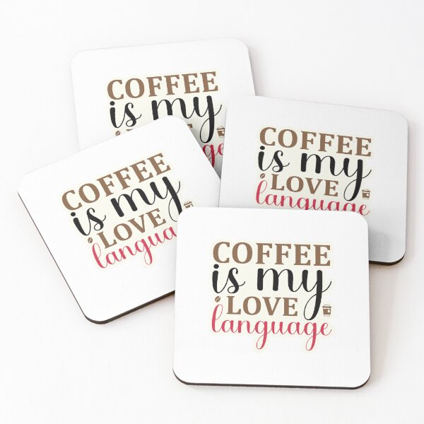 Item preview, Coffee is my love language designed and sold by Made-by-Gus.