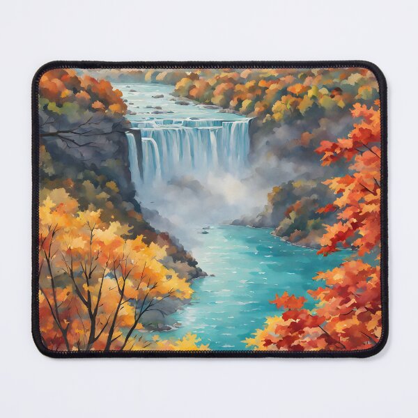 Item preview, Niagara Falls: Watercolor Autumn's Colourful Splendour designed and sold by LSVart.