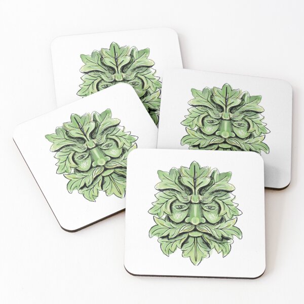 Item preview, The Green Man, Illustrated Tribute designed and sold by FoleyPottery.