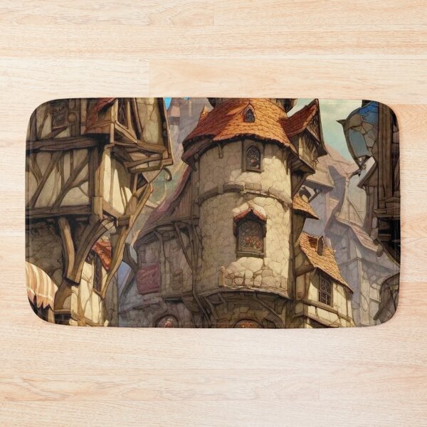 Item preview, Fantasy Town and Tavern - Fantasy Art concept designed and sold by Delerat7.