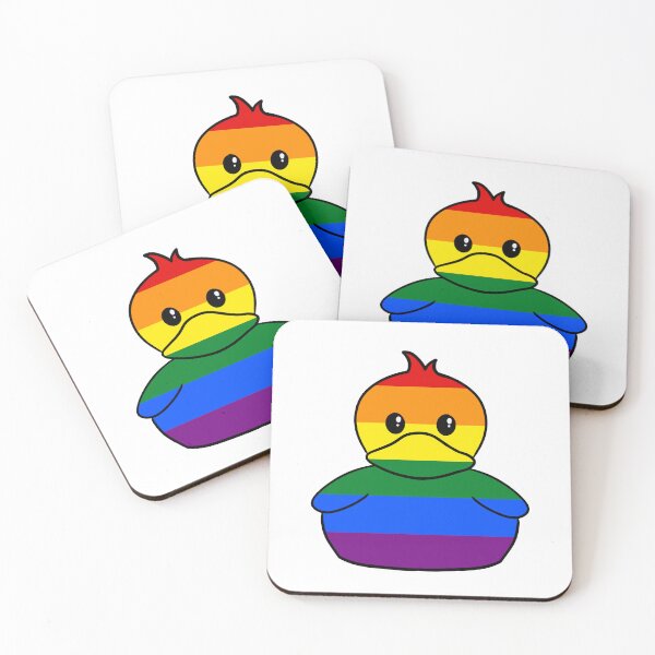 Item preview, Pride Flag Duck designed and sold by PineKonePixels.