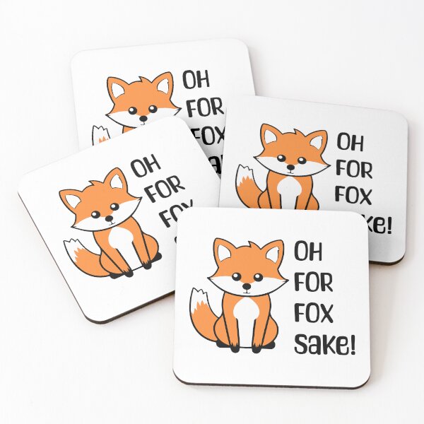 Item preview, Oh For Fox Sake! Cute Fox Pun designed and sold by PMCreative.