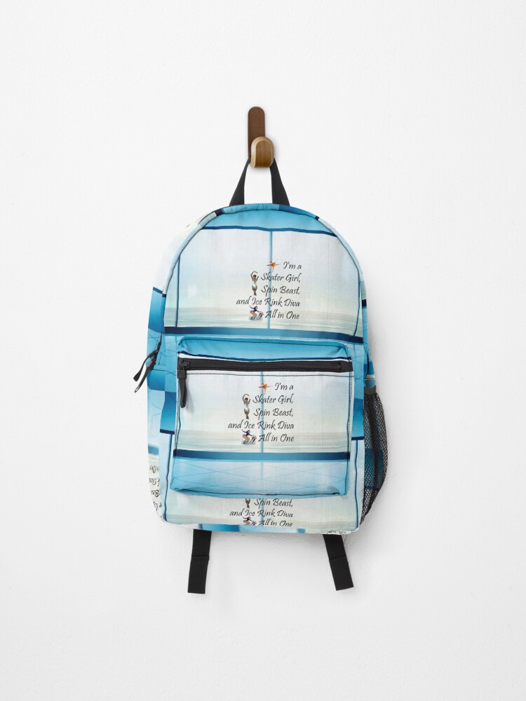 Thumbnail 1 of 3, Backpack, Ice Rink Diva designed and sold by teepossible.