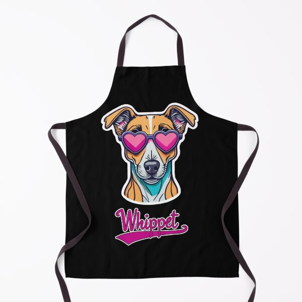 Item preview, Whippet in Heart Shaped Sunglasses designed and sold by KellysComColors.