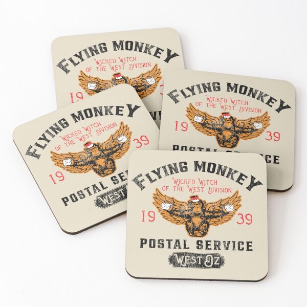 Item preview, Flying Monkey Postal Service II Lts Worn designed and sold by Alema Art.