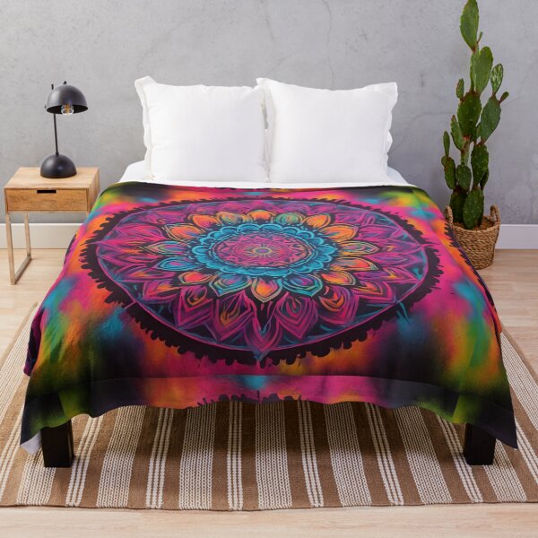 Item preview, Tie Dye Mandala Street Art designed and sold by Artsy-Appeal.