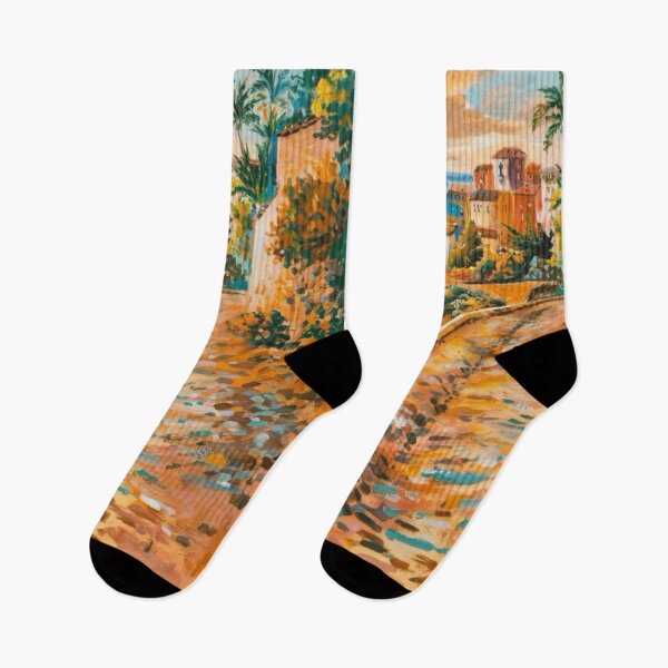 Item preview, Vibrant Coastal Pathway in Èze, France - Scenic French Riviera designed and sold by CARRAANN.