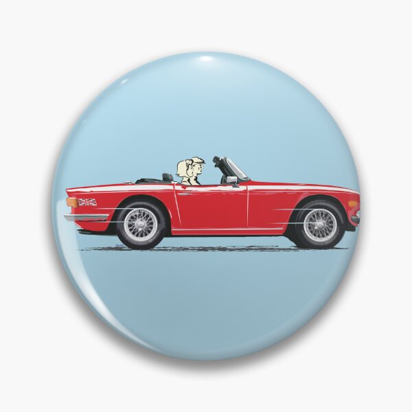 Item preview, Pimento Red color TR6 with wire wheels designed and sold by Bigs66.