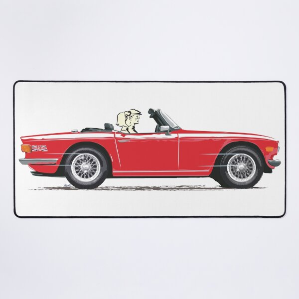 Item preview, Pimento Red color TR6 with wire wheels designed and sold by Bigs66.