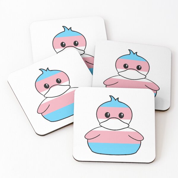 Item preview, Transexual Flag Duck designed and sold by PineKonePixels.