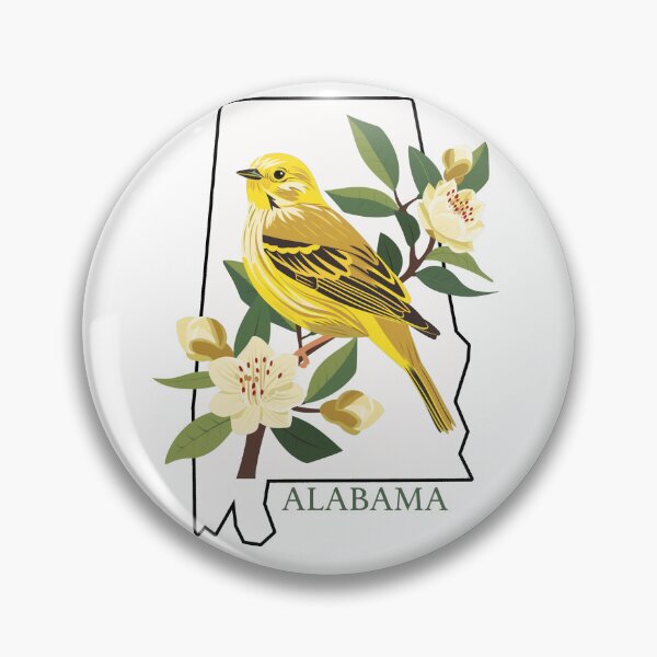 Item preview, Alabama State Bird & Flower designed and sold by adventurehaven.