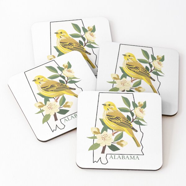 Item preview, Alabama State Bird & Flower designed and sold by adventurehaven.
