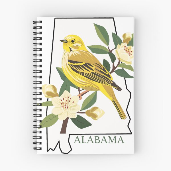 Item preview, Alabama State Bird & Flower designed and sold by adventurehaven.