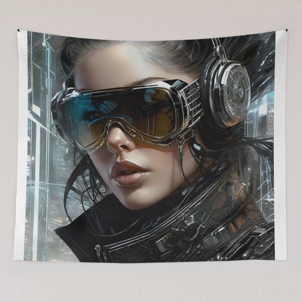 Item preview, Shadow Agent - Cyberpunk Merc - Sci Fi Art concept designed and sold by Delerat7.